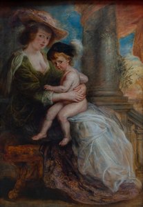 Hélène Fourment mit ihrem Sohn Frans von Peter Paul Rubens