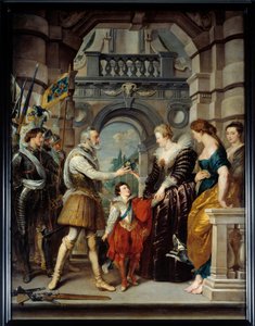 Heinrich IV. übergibt Maria von Medici die Regierung seines Königreichs am 20. März