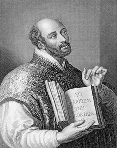 Ignatius von Loyola, graviert von William Holl dem Jüngeren, ca. 1830 von Peter Paul Rubens
