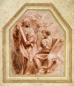 Jeremia diktiert das Wort Gottes an Baruch, den Sohn Nerias von Peter Paul Rubens