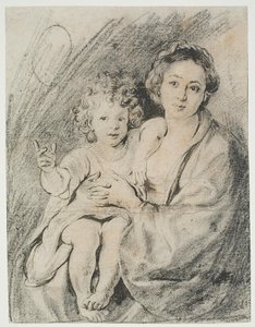 Jungfrau Maria mit Kind von Peter Paul Rubens