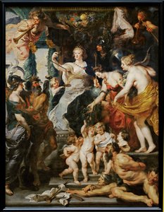 Das Glück der Regentschaft von Peter Paul Rubens