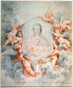 Madonna, von Engeln verehrt, Madonna della Vallicella, 1608