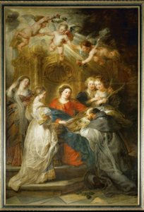 Maria erscheint dem hl. Ildefonso