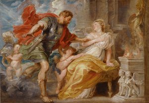 Mars und Rhea Silvia, ca. 1616-1617