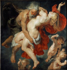 Orithye, athenische Prinzessin, wird von Boreas entführt von Peter Paul Rubens