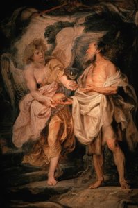Elias und der Engel von Peter Paul Rubens