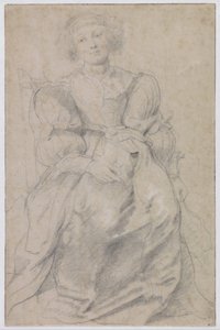 Porträt von Hélène Fourment, um 1630-1631 von Peter Paul Rubens