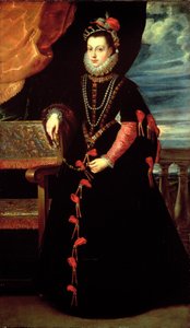 Porträt von Isabelle de Valois, Königin von Spanien, Ehefrau von Philipp II. von Spanien