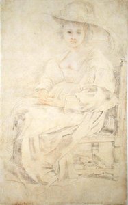 Porträt einer Frau, möglicherweise Helena Fourment, ca. 1630-35 von Peter Paul Rubens