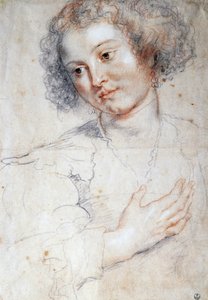 Porträt einer Frau (Studie für ein Porträt der Heiligen Apollonia) (Zeichnung)