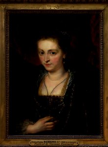 Porträt einer Frau. Porträt von Suzanna Fourment