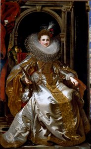 Porträt der Marquise Maria Serra Pallavicino