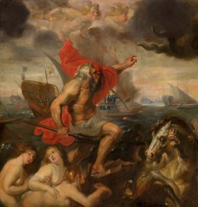 Quos Ego - Neptun beruhigt den Sturm von Peter Paul Rubens