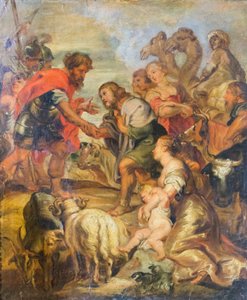 Versöhnung von Esau und Jakob von Peter Paul Rubens