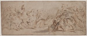 Versöhnung der Römer und Sabiner, ca. 1632-35