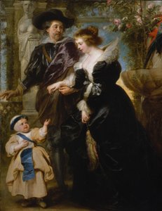 Rubens, seine Frau Helena Fourment und ihr Sohn Frans, ca. 1635