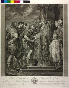 Heiliger Ambrosius von Mailand von Peter Paul Rubens