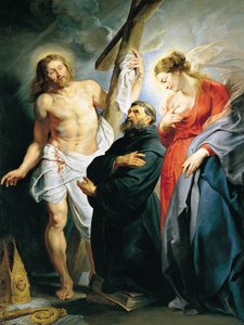 San Agustín zwischen Christus und der Jungfrau von Peter Paul Rubens