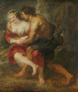 Schäferszene (Silvia und Coridon) von Peter Paul Rubens
