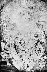 Skizze des Martyriums des hl. Livinus, ca. 1633, 1933 von Peter Paul Rubens