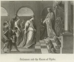 Salomo und die Königin von Saba von Peter Paul Rubens