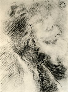 Studie für den Kopf eines alten Mannes, 1913