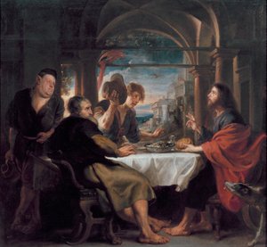 Das Abendmahl in Emmaus von Peter Paul Rubens
