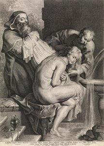 Susanna und die Alten (Gravur)