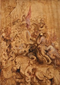 Der Aufstieg nach Golgatha. Das Tragen des Kreuzes