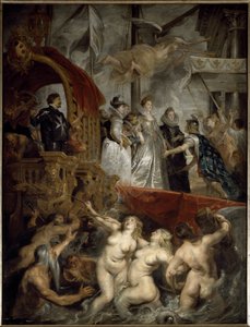 Die Einschiffung von Maria von Medici im Hafen von Marseille am 3. November
