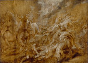 Die Bekehrung des Heiligen Paulus, ca. 1616-1620 von Peter Paul Rubens