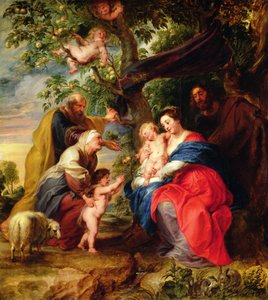 Die Heilige Familie unter einem Apfelbaum, ca. 1632 von Peter Paul Rubens