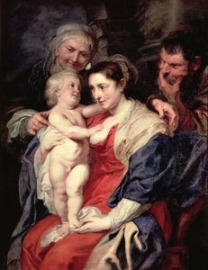 Die Heilige Familie mit St. Anna von Peter Paul Rubens
