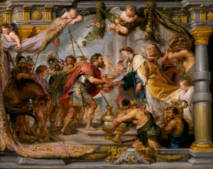 Das Treffen von Abraham und Melchisedek, ca. 1626 von Peter Paul Rubens