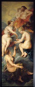 Die Parzen spinnen das Schicksal von Maria von Medici von Peter Paul Rubens