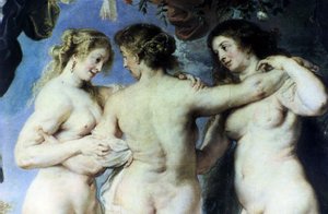 Die drei Grazien, ca. 1635 von Peter Paul Rubens