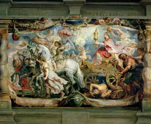 Der Triumph der Kirche über Wut, Hass und Zwietracht, vor 1628 von Peter Paul Rubens