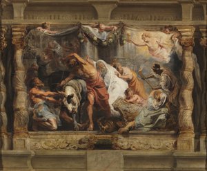 Der Triumph der Eucharistie über den Götzendienst von Peter Paul Rubens