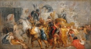 Der triumphale Einzug Heinrichs IV. in Paris, zwischen 1627 und 1630