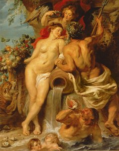 Die Vereinigung von Erde und Wasser, um 1618 von Peter Paul Rubens