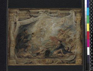 Der Sieg der Eucharistie über die Häresie, ca. 1625-26