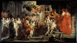 Die Krönung von Maria von Medici von Peter Paul Rubens