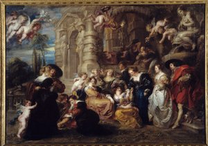 Der Garten der Liebe von Peter Paul Rubens