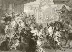 Der Raub der Sabinerinnen von Peter Paul Rubens