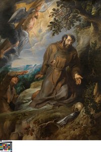 Die Stigmatisation des Heiligen Franziskus von Assisi von Peter Paul Rubens