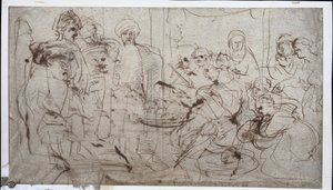 Tomyris mit dem Kopf des Kyros (verso) von Peter Paul Rubens