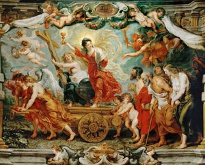 Triumph des Glaubens. Allegorie des Sieges des katholischen Glaubens über die Reformation