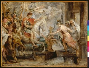 Triumphaler Einzug Konstantins in Rom von Peter Paul Rubens