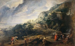Odysseus auf der Insel der Phäaken von Peter Paul Rubens